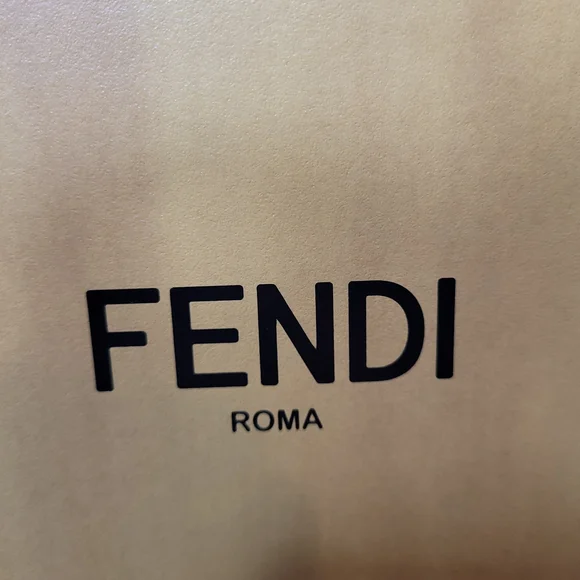 Fendi Magnetic Gift Box Empty Decorative Storage Organizer 9.5 x 8.75 x 3.75 in - Picture 2 of 14